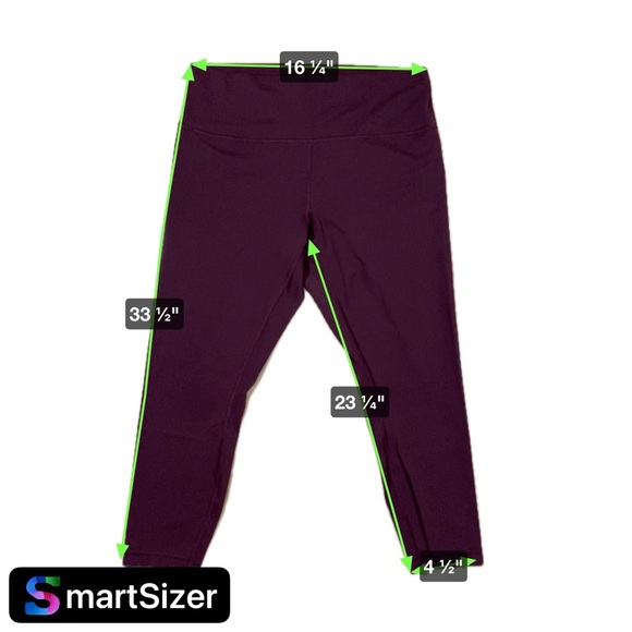 Lululemon Wunder Train High-Rise Tight Cassis (burgundy) size 16 RLT3-7 - Picture 6 of 6